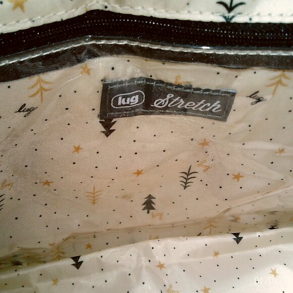 Lug Stretch Crossbody Bags in Buffalo Check and Snowman Trees - Picture 4 of 12